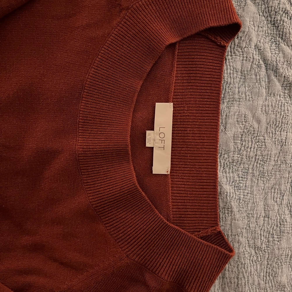 Rust Red Sweater - Picture 2 of 4